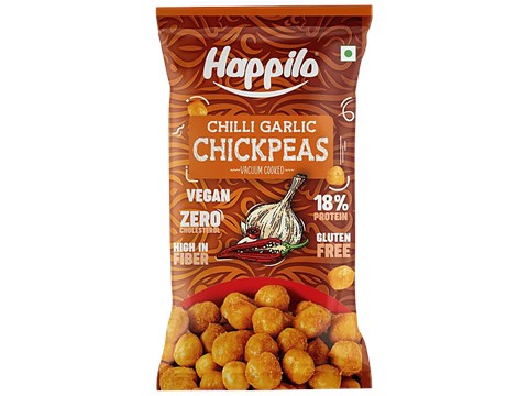 Happilo Chilli Garlic Chickpeas, 20 g