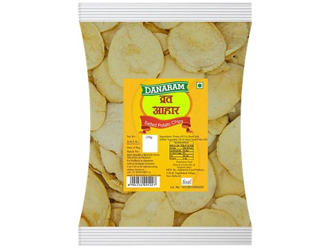 Danaram Salted Potato Chips, 150 g