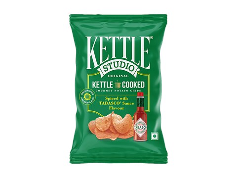 Kettle Studio Tabasco Sauce Flavour Potato Chips, 120 g