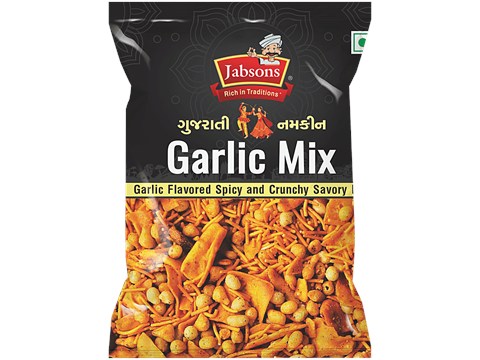 JABSONS Garlic Mix - Spicy & Crunchy Savory, 160 g