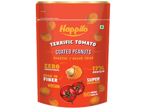 Happilo Terrific Tomato Coated Peanuts, 150 g