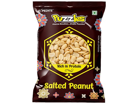 Puzzles  Salted Peanuts Namkeen, 150 g