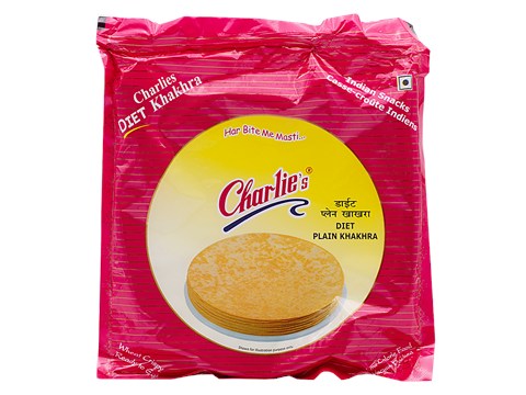 Charliee Diet Plain Khakhra, 150 g