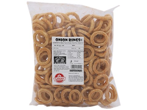 Sanjay  Chips - Onion Rings, 100 g