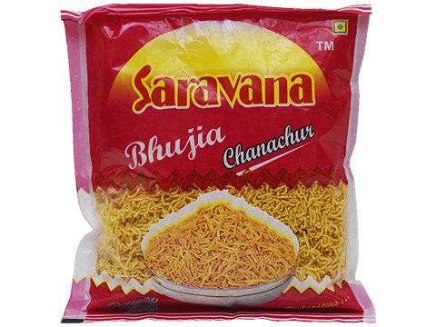SARAVANA Bhujia Chanachur - Namkeen, Crispy & Crunchy, 200 g