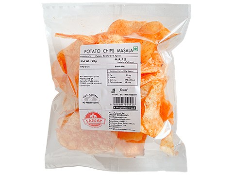 Sanjay  Potato Chips - Masala, 90 g