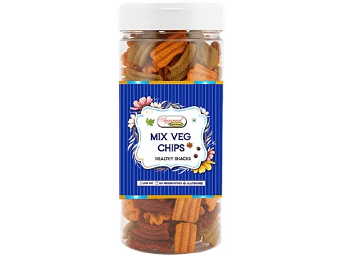 Aggarwal Namkeen Mix Veg Chips, 150 g