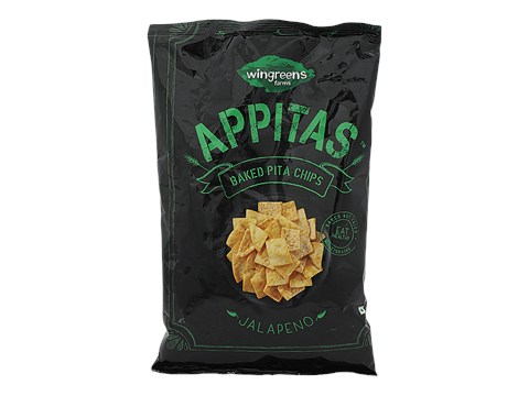 Appitas Chips - Pita, Jalapeno, 150 g