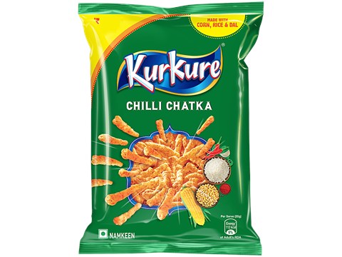 Kurkure Chilli Chatka Namkeen, 72 g