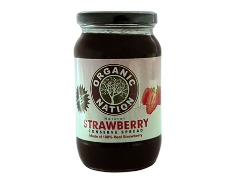 Organic Nation Conserve Spread - Natural Strawberry, 450 g