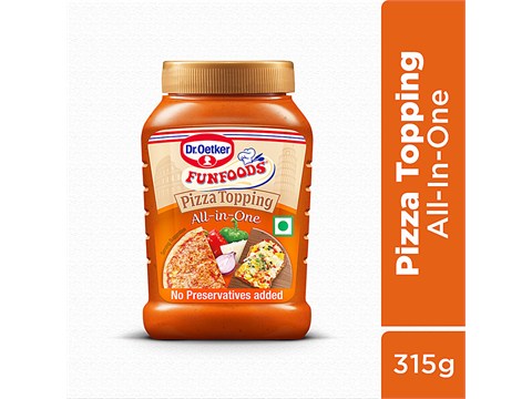 Dr.Oetker FunFoods Pizza Topping All-In-One Sauce, 315 g