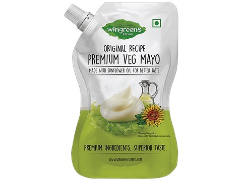 Wingreens Farms Original Recipe Premium Veg Mayo - With Sunflower Oil, 800 g