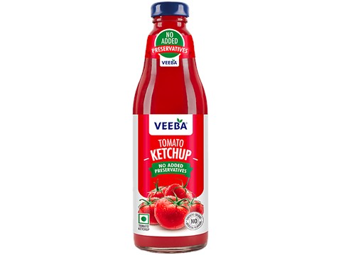 Veeba Tomato Ketchup - No Added Preservatives, 500 g