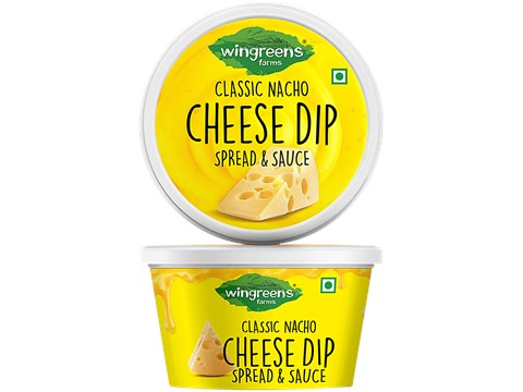 Wingreens Farms Classic Nacho Cheese Dip Spread & Sauce, 180 g