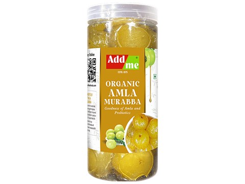 Add me Organic Dry Amla Murabba Without Sugar Syrup Immunity Booster Pack, 1 kg