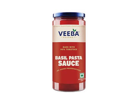 Veeba Gourmet Basil Pasta Sauce, 400 g