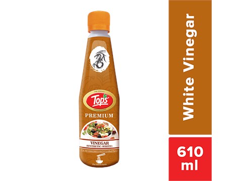 Tops White Vinegar - Synthetic, 610 ml