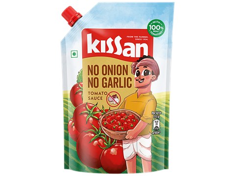 Kissan No Onion & Garlic Tomato Sauce, 415 g