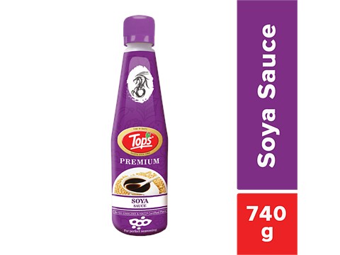 Tops Soya Sauce - Premium Quality Seasoning, For Chinese, Thai Cooking, 740 g