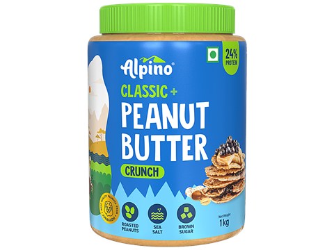 Alpino Classic Peanut Butter Crunch - Gluten Free/Non-GMO/Vegan, 1 kg