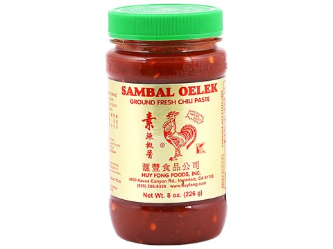 Tuong Ot Sriracha Ground Fresh Chilli Paste - Sambal Oelek, Spicy, 226 g