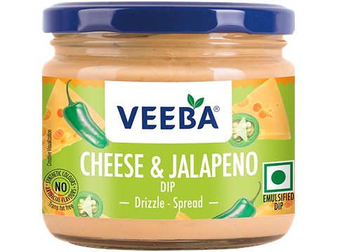 Veeba Cheese & Jalapeno Dip, 300 g