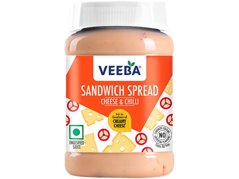 Veeba Sandwich Spread Cheese & Chilli, 250 g
