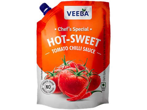 Veeba Chef's Special Hot-Sweet Tomato Chilli Sauce, 450 g