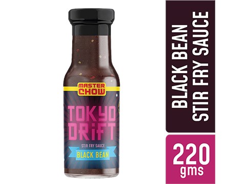 MasterChow Tokyo Drift Stir Fry Sauce - Black Bean & Garlic, Freshly Made, Rich Flavour, 220 g