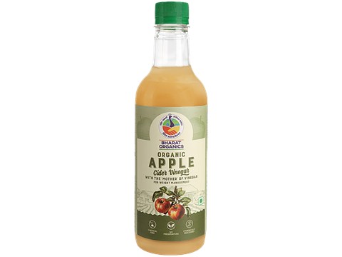 Bharat Organics Organic Apple Cider Vinegar, 500 ml