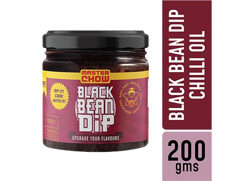 MasterChow Black Bean Dip - Chili Chinese, Ready To Eat, Savoury, Spicy, Flavourful, 200 g