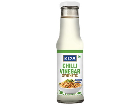Keya Chilli Vinegar - Synthetic, For Preparing Noodles, Veggies, Salads, 170 ml