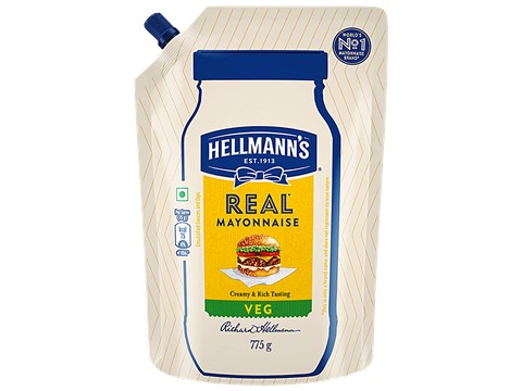 Hellmann's Veg Mayonnaise - For Sandwiches & Burgers, 775 g