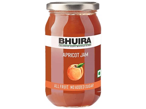 BHUIRA  Apricot Jam - No Added Sugar & Preservatives, 240 g