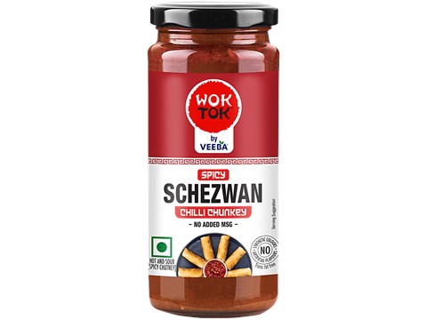 Wok Tok by Veeba Spicy Schezwan Chilli Chunkey, 250 g