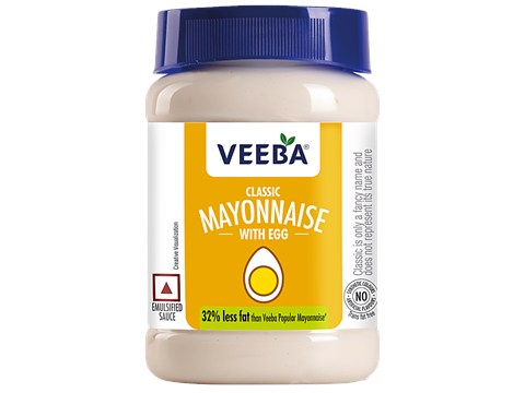 Veeba Classic Mayonnaise With Egg, 250 g