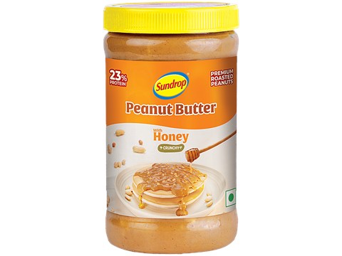 Sundrop Crunchy Peanut Butter With Honey, 462 g