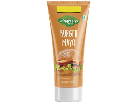 Wingreens Farms Burger Mayo - Light & Creamy, Made With Fresh Ingredients, 180 g