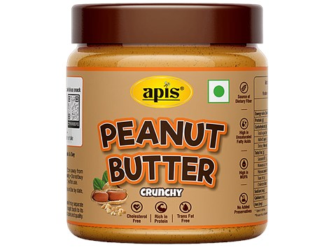 Apis Crunchy Peanut Butter, 340 g