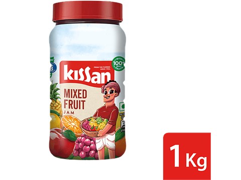 Kissan Mixed Fruit Jam, 1 kg