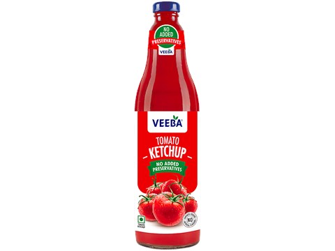 Veeba Tomato Ketchup - No Added Preservatives, 1 kg