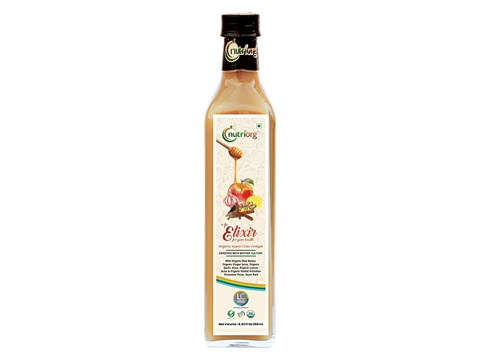 Nutriorg Elixir Organic Apple Cider Vinegar, 250 ml