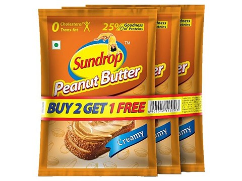 Sundrop Peanut Butter - Creamy, Rich In Protein, Spreads, 30 g