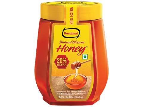 Hamdard Foods Natural Blossom Honey, 1 L