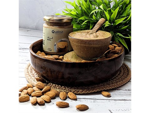 Qualinut Gourmet Almond Butter - Rich In Vitamin E, Loaded With Antioxidants, 200 g