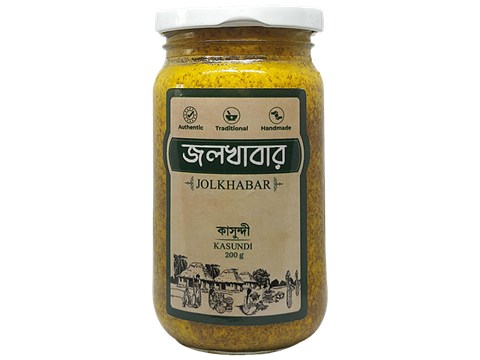Jolkhabar Kasundi - Bengali Mustard Sauce, 200 g