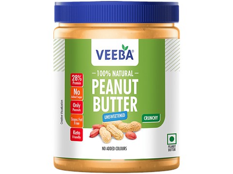 Veeba Natural Crunchy Peanut Butter, 1 kg
