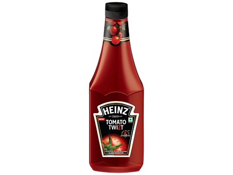 Heinz Tomato Twizt Sauce - Secret Spice Mix, Thick, No Preservatives & Artificial Colours, 875 g