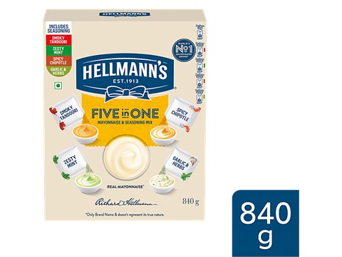 Hellmann's 5 In 1 Mayonnaise Seasoning Mix, 840 g