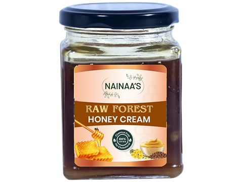 Nainaas Raw Forest Honey Cream, 250 g
